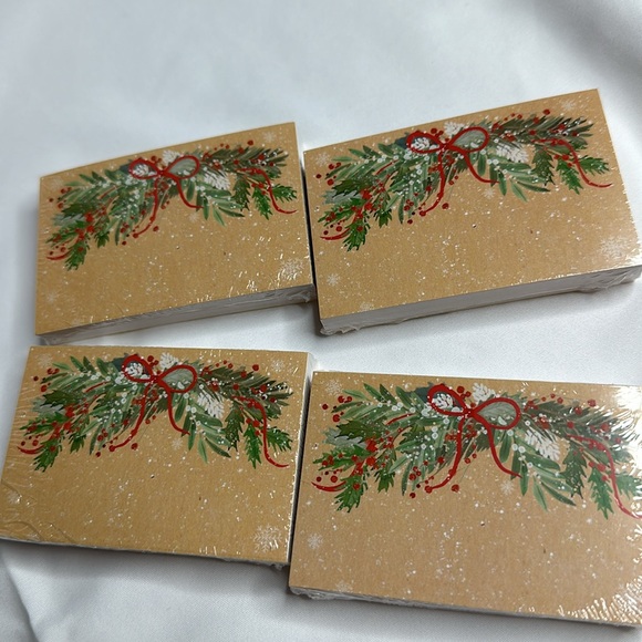 Christmas Greenery Enclosure Card 3.5x2.25" Pack of 50 - Picture 5 of 5